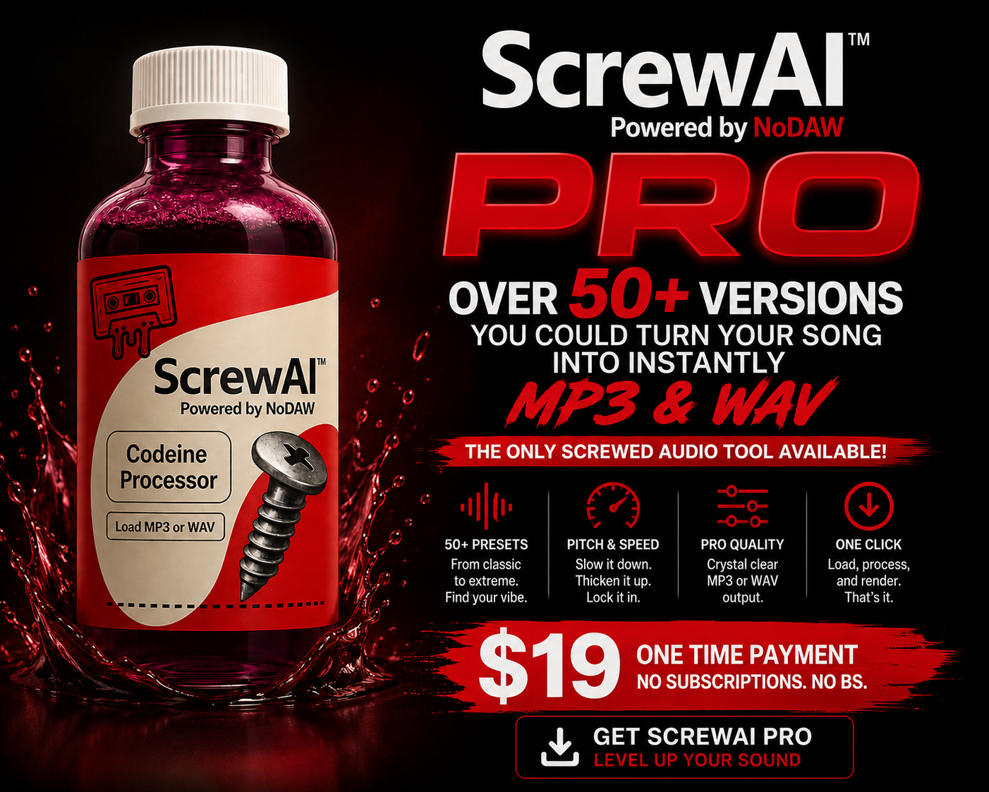 ScrewAI™ Drop Processor — Drag-and-Render Slowdown Tool (Windows BAT)